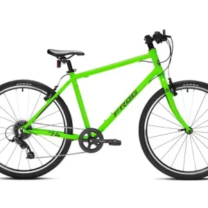 Barncykel Frog 74 Metallic Grey Neon Green 26" Extra rabatt