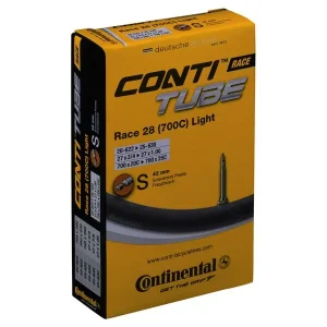 Begränsad tid Continental Race Light-cykelslang 700x20/25C, 42 mm Race-ventil
