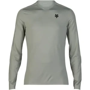 Snabb frakt Fox Cykeltröja Flexair Ascent LS Jersey Grey Vintage