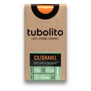 Tubolito Tube-Gravel 700 x 30-47C Cykelslang, 42mm Racerventil Nedsatt pris