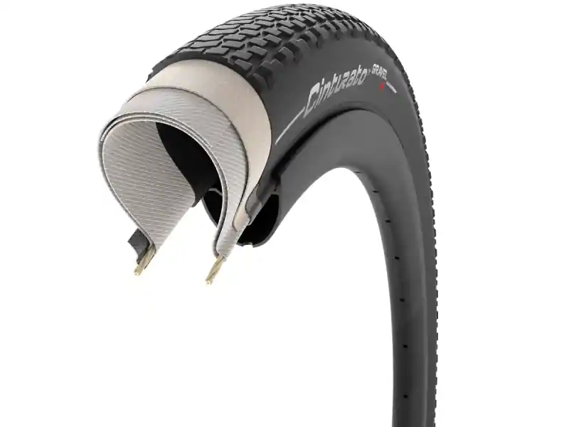 Sista chansen Pirelli Cinturato Hard Gravel Vikbart däck, 700x35C