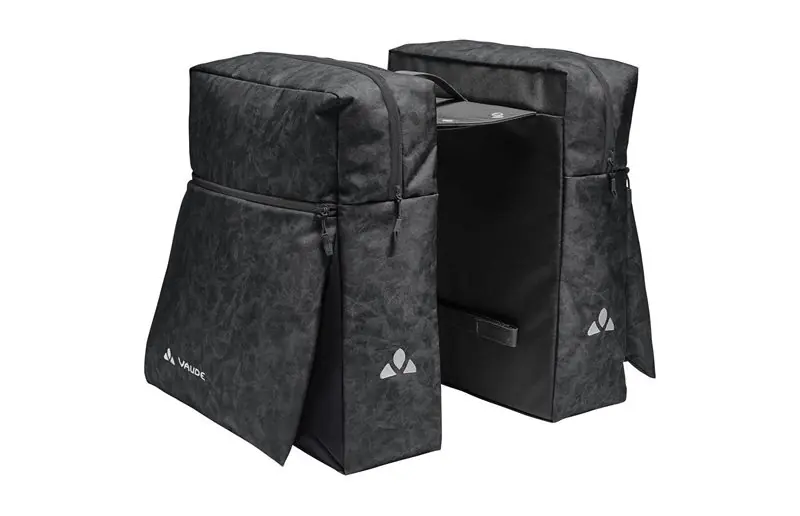 Begränsad tid Cykelväska Pakethållare Vaude Twinzipper Black