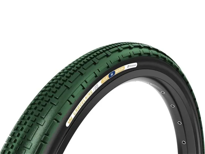 Sänkt pris Panaracer GravelKing SK Racing Green Vikbart däck, 700x45C