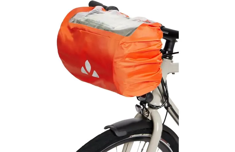 Vaude Styrväska Raincover For Handle Bar Bag Orange Erbjudande