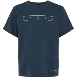 Bästa pris Vaude Cykeltröja Barn Vaude Cykeltröja Print T-Shirt Dark Sea