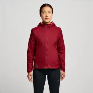 Kampanj Saucony Löparjacka Peregrine Packaway Jacket Currant