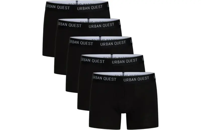 Bästa pris Urban Quest Bamboo Tights 5-Pack M Black