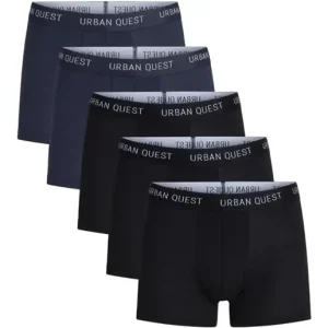 Urban Quest Bamboo Tights 5-Pack M Black/Navy Outlet