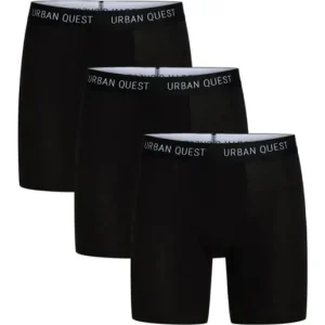 Trygg betalning Urban Quest Bamboo Long Leg Tights 3-Pack M Black