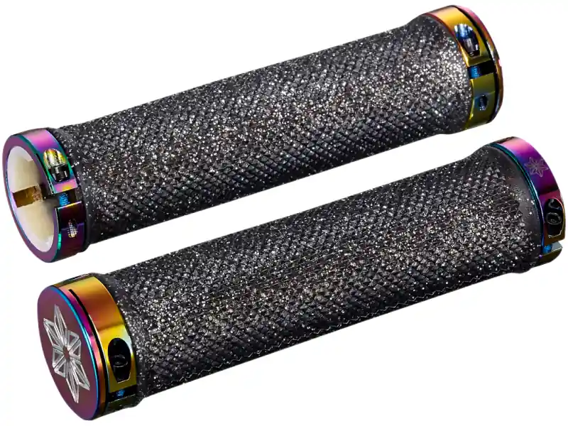 Supacaz Diamond Kush Handtag, Black/Oil Slick Nedsatt pris