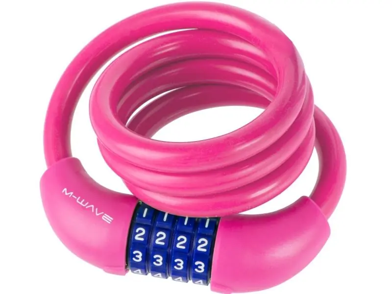 M-Wave Code Pink Spirallås, 100cm Fynd