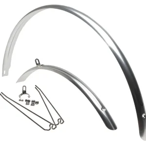 Trygg betalning Bike Attitude Alu Mattsilver 28" Skärmsats, 38mm