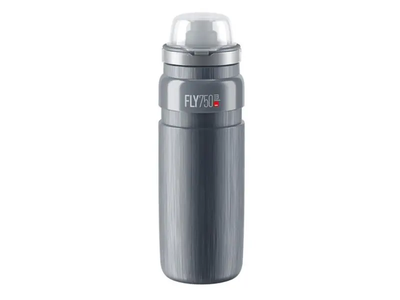 Elite Fly MTB Grå Vattenflaska, 750 ml Kampanjpris