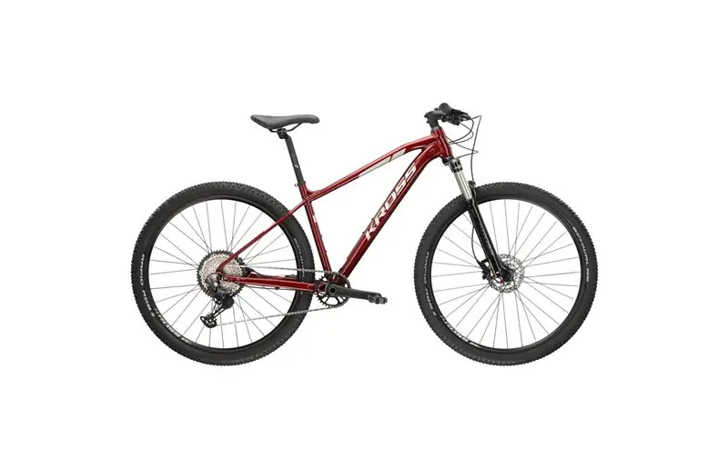 Utförsäljning Hardtail MTB Kross Level 6.0 Rubin/Silver 29
