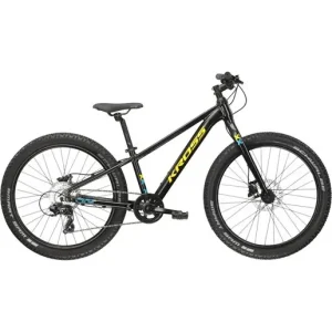 Barncykel Kross Level Jr 2.0 Disc Black/Yellow 24 Endast idag