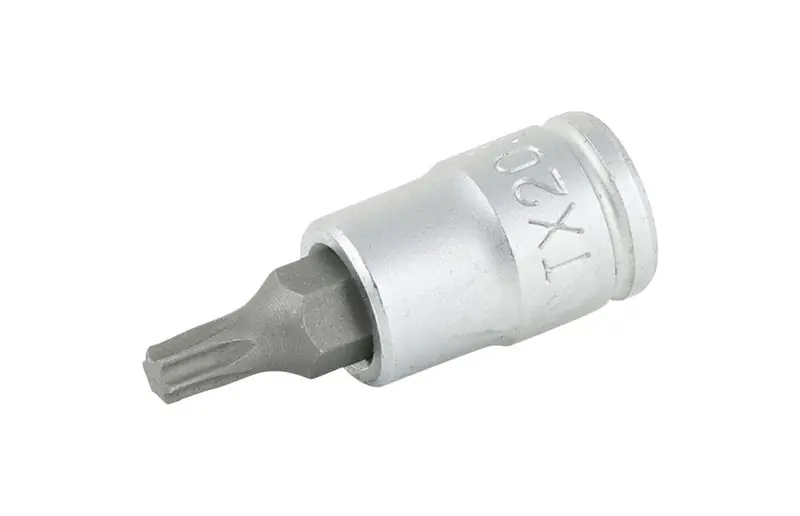 Billigare UNIOR Skruvmejsel Screwdriver Socket 1/4" TX20 Silver