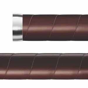 Brooks Slender Brown Läderhandtag, 130/100mm Billig