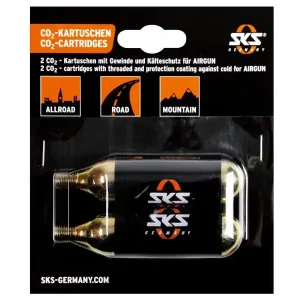 Utförsäljning SKS Airbuster/Airgun CO2-Patron m. Gänga, 2 styck