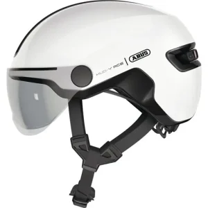 Abus Cykelhjälm Hud-Y ACE Shiny White risnedsättning