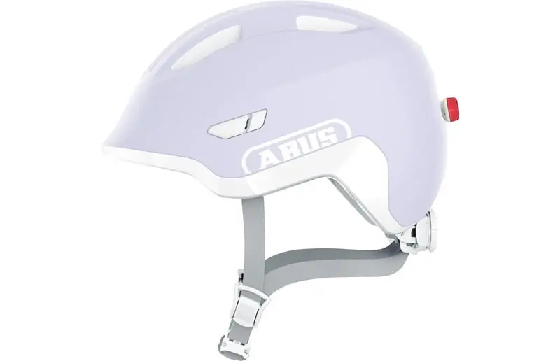 Extra rabatt Cykelhjälm Barn Abus Smiley 3.0 ACE LED Pure Lavender