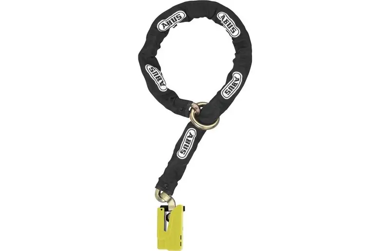 Abus Kättinglås 8077 2.0 Detecto m/alarm X-PLUS Black/Yellow Beställ idag