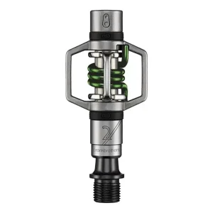 Crankbrothers Eggbeater 2 Pedaler, Grey/Green Nedsatt pris