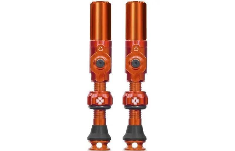 Begränsat antal Tubelessventil MUC-OFF Big Bore Hybrid 35mm Orange