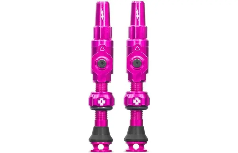 Tubelessventil MUC-OFF Big Bore Lite 35mm Pink Snabb leverans