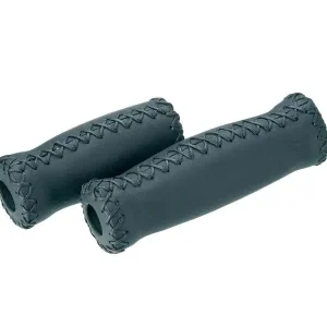 Bike Attitude Black Läder Handtag, 127/90mm Expressleverans