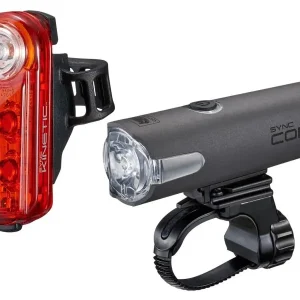 Cateye Sync Core & Kinetic Uppladdningsbart Lampset, 500/50 Lumen Nyhet