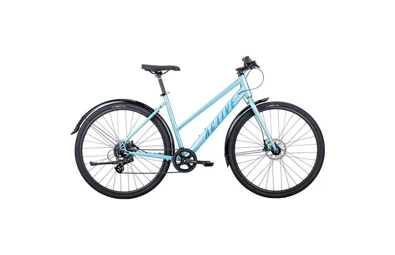 Active Hybridcykel Dam Max 117 Matt Turquoise Outlet
