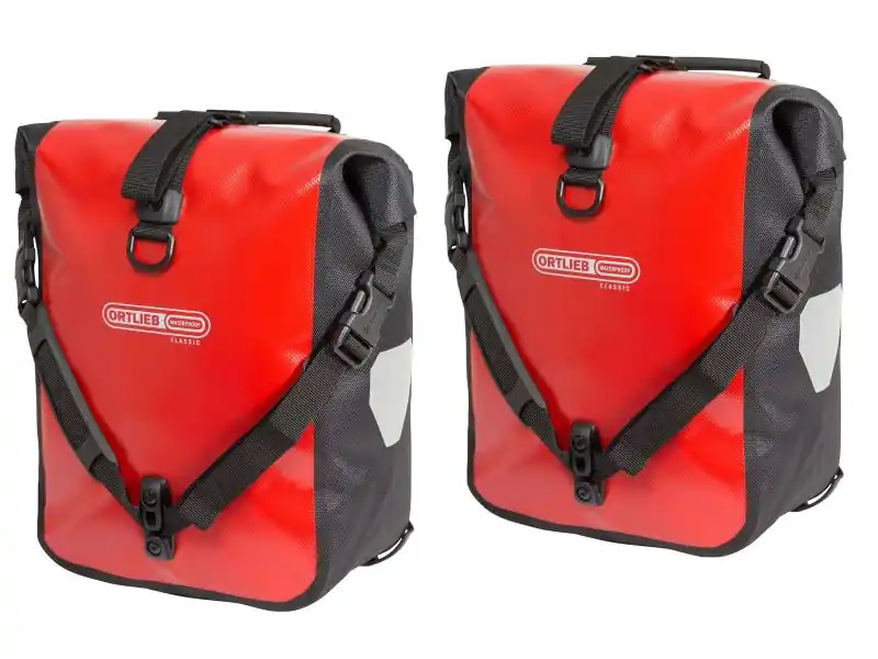 Ortlieb Sport-Roller Classic Red Väskset, 2 x 12.5L Utförsäljning