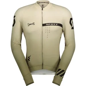 Snabb leverans Cykeltröja Herr Scott RC Pro LS Cotton White/Black