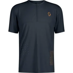 Cykeltröja Herr Scott Trail Vertic Zip SS Dark Blue Reapris