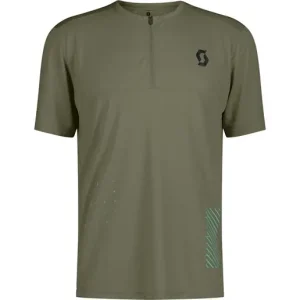 Begränsad tid Cykeltröja Herr Scott Trail Vertic Zip SS Hay Green/Black