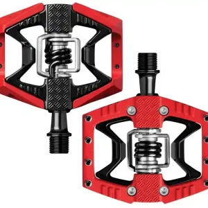 Crankbrothers Double Shot 3 Kombipedaler, Black/Red Fri frakt