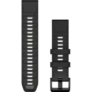 Armband Garmin Quickfit 22 Silikon Black/Pebble Gray Sista chansen