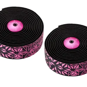 Supacaz Super Sticky Kush Star Fade Styrband, Neon Pink Snabb leverans