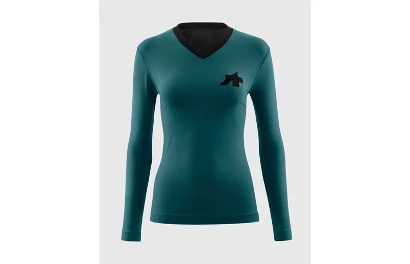 Cykeltröja Assos W's Tech T-Shirt TACTICA LS T5 Foundation Green Lågt pris