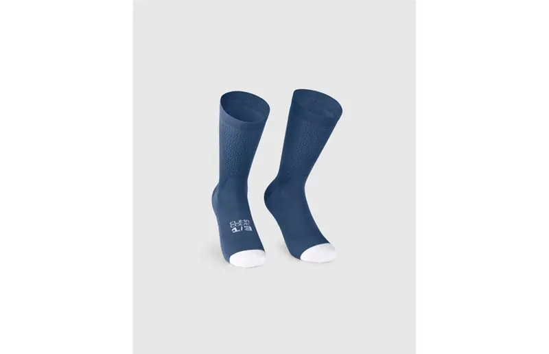 Cykelstrumpor Assos Socks Endurance S11 Stone Blue Populärt val