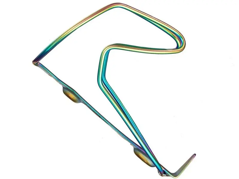 Populärt val Supacaz TiFly Cage Titanium Flaskhållare, Oil Slick