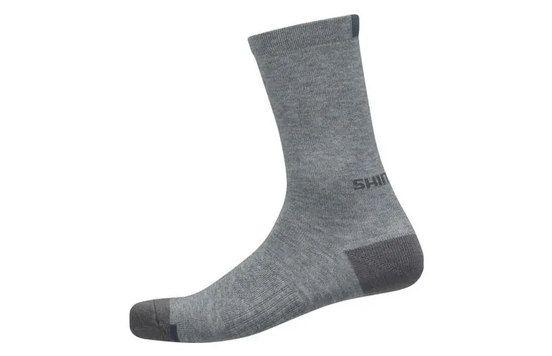 Fri frakt Cykelstrumpor Shimano Performance Wool Socks Grey