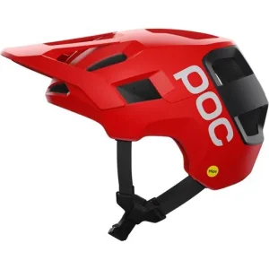 Begränsat antal Cykelhjälm Poc Kortal Race Mips Prismane Red Matt/Uranium Black Matt