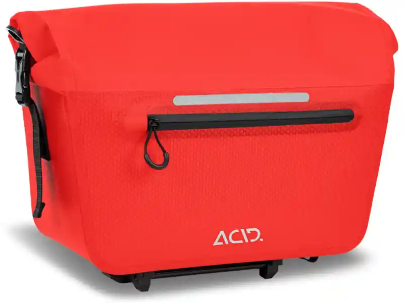 Begränsat antal Cube Acid Trunk Red Pakethållarväska, 14L