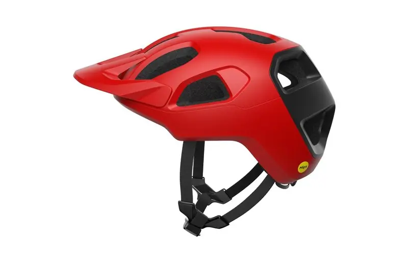 Cykelhjälm POC Cularis MIPS Prismane Red Matt/Uranium Black Matt Nedsatt pris