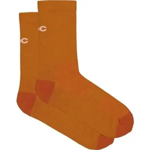 Cykelstrumpor POC Cadence Road Socks Bauxite Brown Snabb leverans