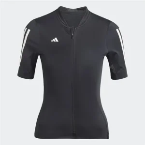 Cykeltröja Adidas Tempo 3-Stripes W Black Utförsäljning