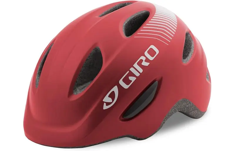 Cykelhjälm GIRO Scamp Kids Mat Dark Red Reapris