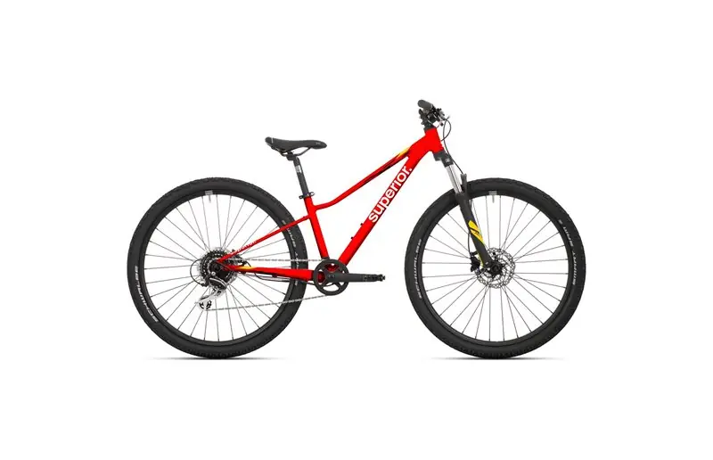 Barncykel Superior RACER 27 Gloss Red Kampanjpris