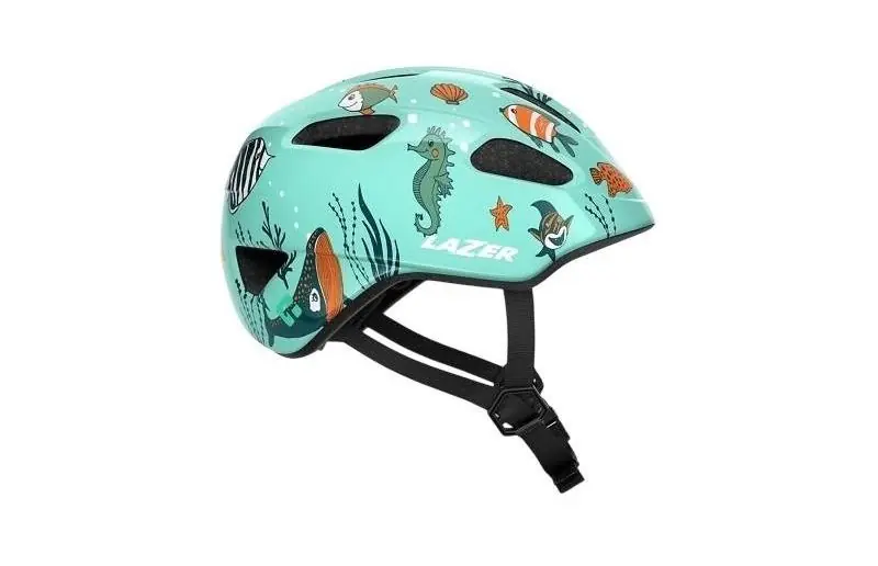 Cykelhjälm Barn Lazer Pnut 2.0 KinetiCore Sealife Endast idag